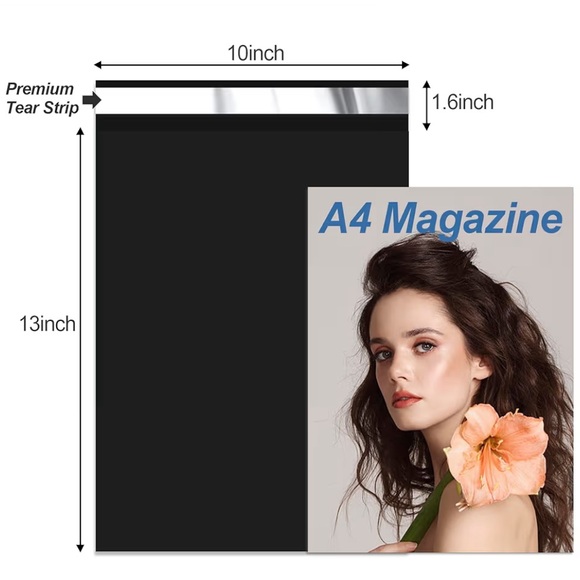 40 10x13 Poly Mailers, 100 Cards & 500 Stickers Bundle - Picture 3 of 15